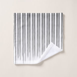 Patrón de rayas irregulares de estilo negro/blanco