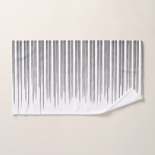 Patrón de rayas irregulares de estilo negro/blanco