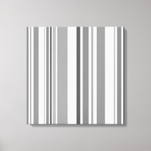 Patrón de rayas retro vintage Lienzo envuelto #3