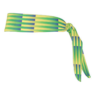 Patrón de rayas verde amarillo azul