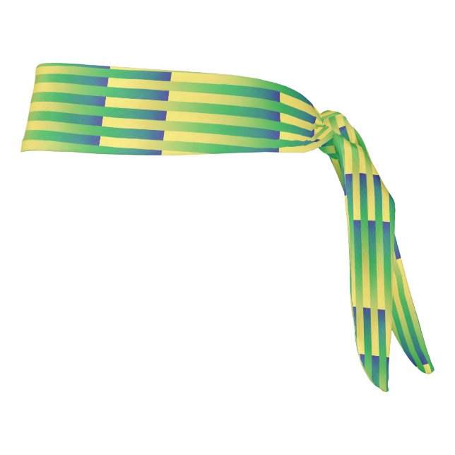 Patrón de rayas verde amarillo azul (Girar 90)