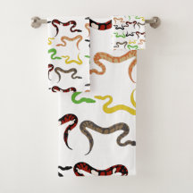 Patrón de reptil Python de serpientes coloridas