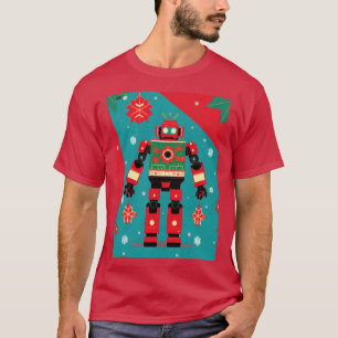 Patrón de Robot de Suéter de Navidad Clásico