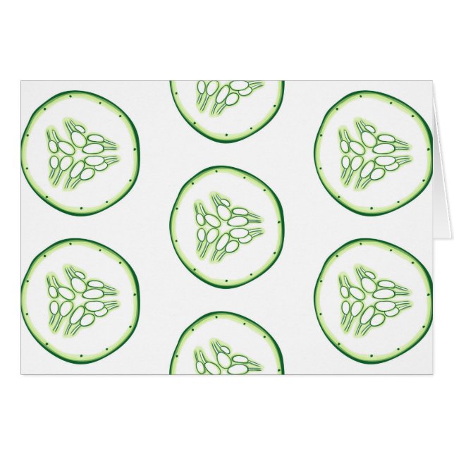 Patrón de rodajas de pepino (Anverso (Horizontal))