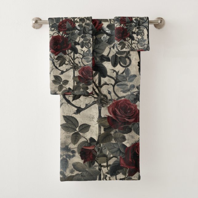 Patrón de Rosas de Jardín Gótico de Victoria (In situ)