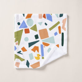 Patrón de Rubber Ducky Terrazo