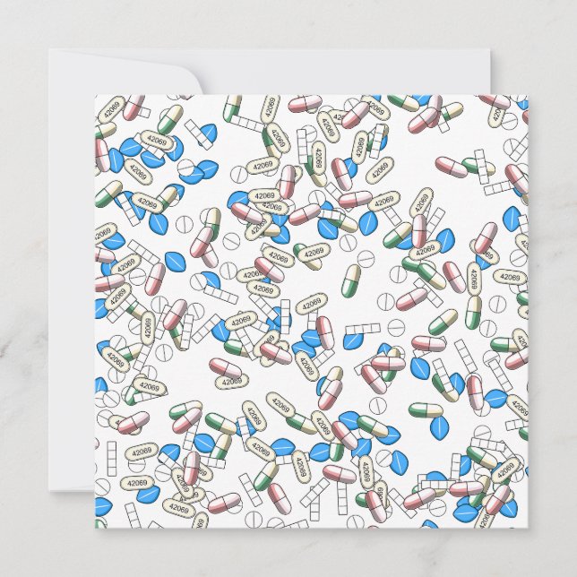 Patrón de salpicaduras de píldoras (Anverso)