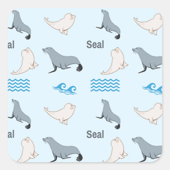 Patrón de sello en azul (Anverso)