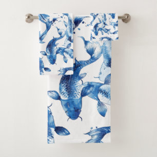 Patrón de shibori de índigo