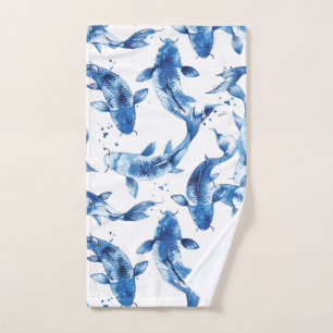 Patrón de shibori de índigo
