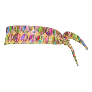 patrón de símbolos de paz multicolor