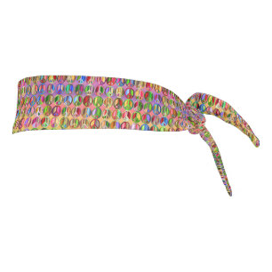 patrón de símbolos de paz multicolor