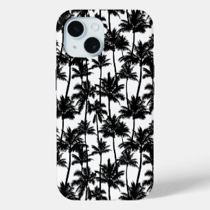 Patrón de sombra de palmera
