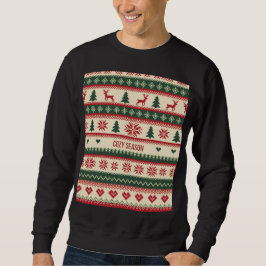 Patrón de suéter de Navidad de la temporada acoged