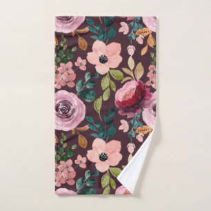 Patrón de superficie floral-Moda Color de agua col