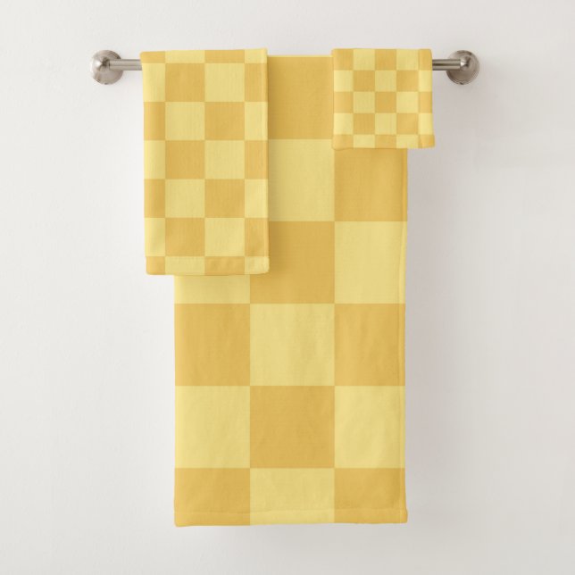 Patrón de tablero de ajedrez amarillo (In situ)