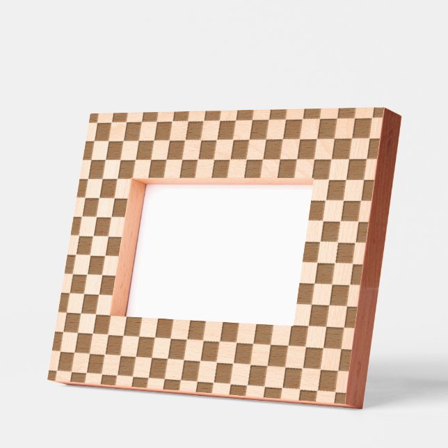 Patrón de tablero de ajedrez grabado con láser mod (Izquierda)