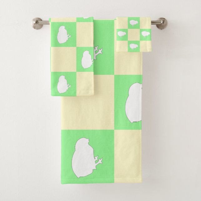 Patrón de tablero de cheques de Pascua con motivo  (In situ)