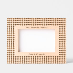 Patrón de tablero de cheques pequeño mejor marco p