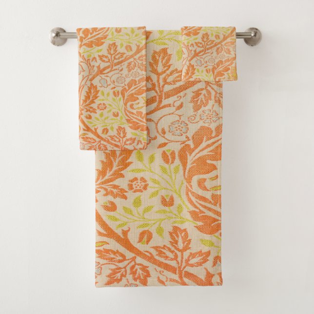 Patrón de Tapiz de masa dorada William Morris (In situ)