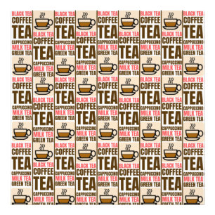 PATRÓN DE TÉ DE CAFÉ, ampliación de la foto