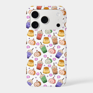 Patrón de té Kawaii Boba