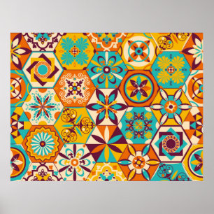 patrón de tejido de retazos vintage. Decoración de