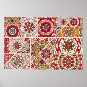 Patrón de tejido de retazos vintage. Decoración de