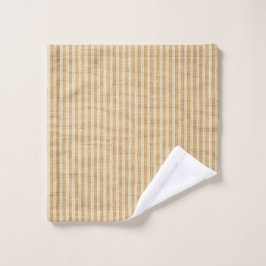 Patrón de tela con hilo de rayas amarillas pálidas