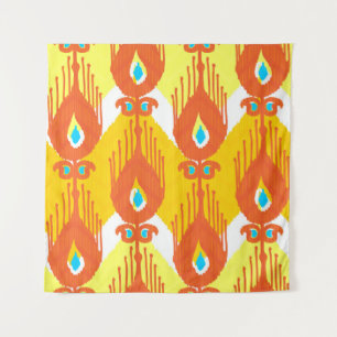 Patrón de tela de Ikat