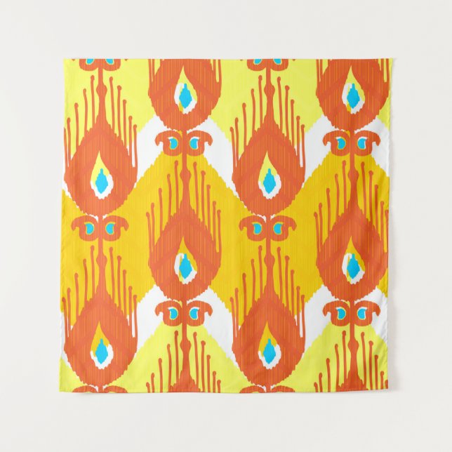 Patrón de tela de Ikat (Anverso)