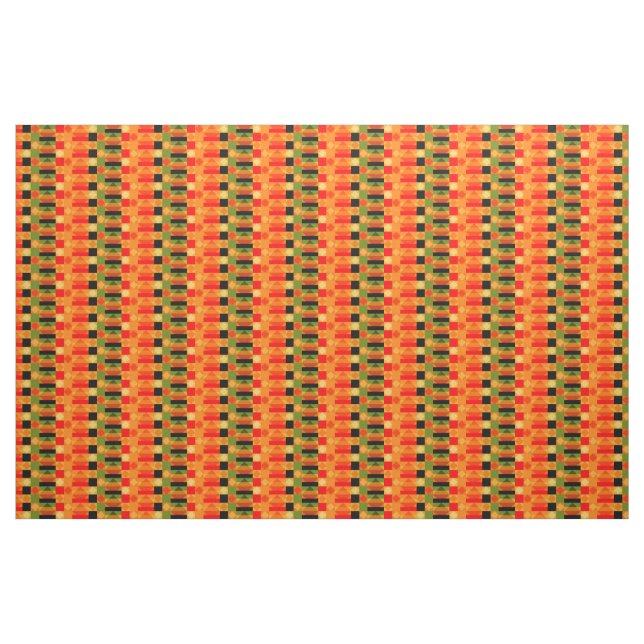 Patrón de tela de kente africano (Yarda)