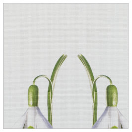 Patrón de tela de Snowdrop.