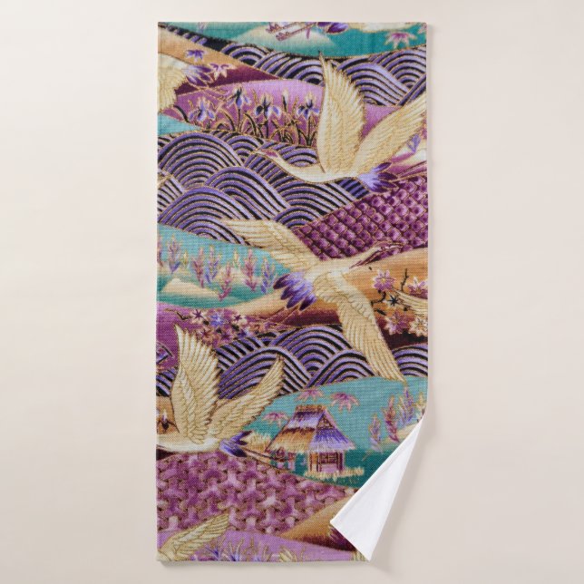 Patrón de tela textil (Toalla de baño)