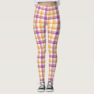 patrón de tela trenzada Leggings