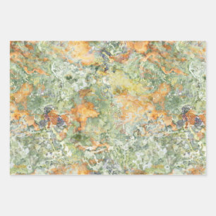 Patrón de temática de mármol de piedra Hojas de pa