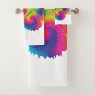 Patrón de tinte de lazos arco iris de Guay