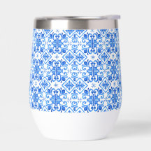 Patrón de Toile Francés Azul