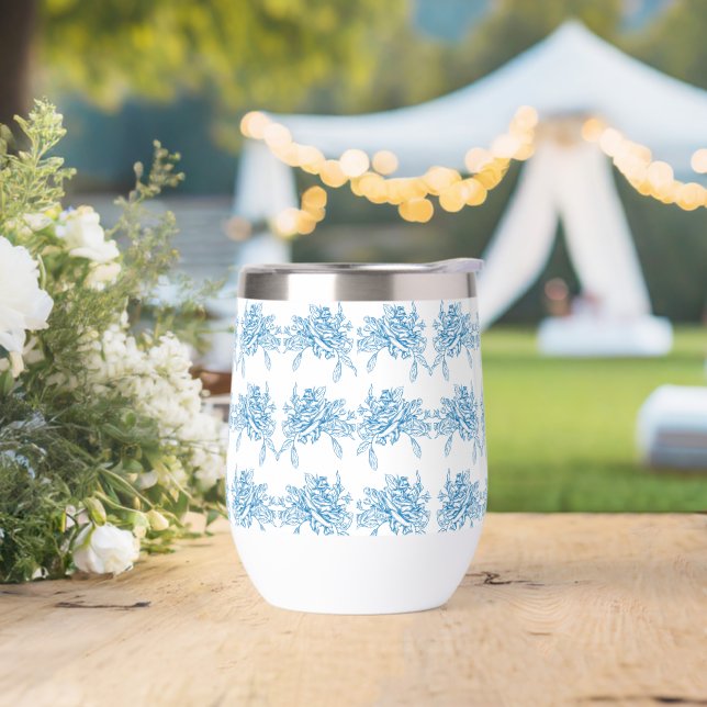 Patrón de Toile Francés Azul (Boda)