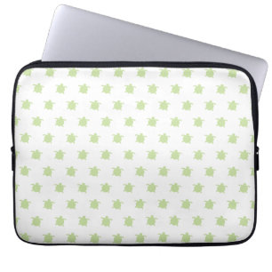 Patrón de tortuga verde Funda para portátil