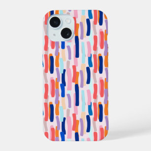 Patrón de trazo de pincel colorido