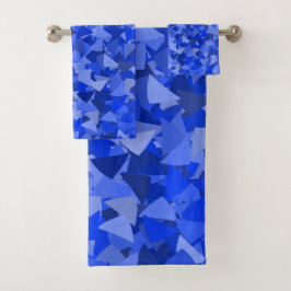 Patrón de triángulo azul