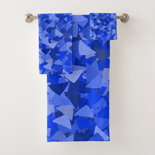 Patrón de triángulo azul (In situ)