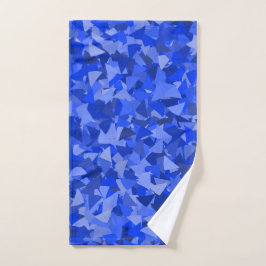 Patrón de triángulo azul