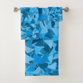 Patrón de triángulo azul