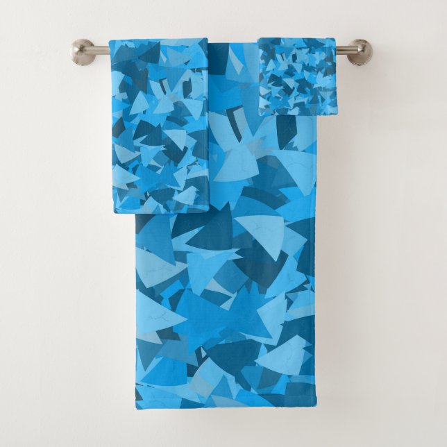Patrón de triángulo azul (In situ)