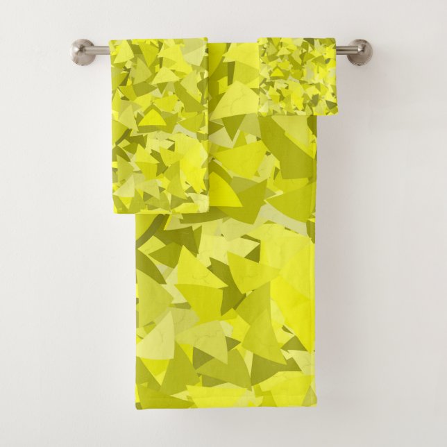 Patrón de triángulo verde amarillo (In situ)