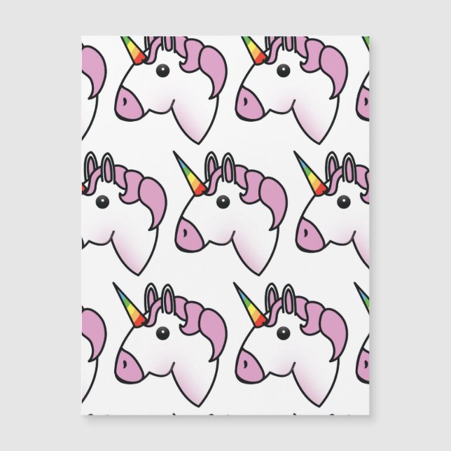 Patrón de Unicornio Adorable (Anverso)