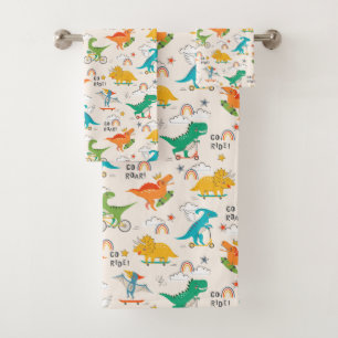 Patrón de viaje de dinosaurios para niños