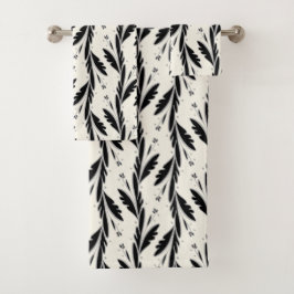 Patrón de viñedos negros decorativos